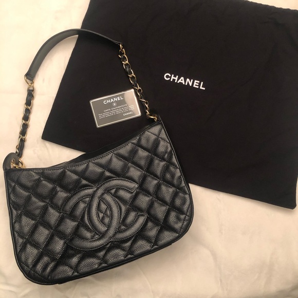 CHANEL Handbags - ❌SOLD❌Authentic Chanel Quilted Caviar Shoulder Bag